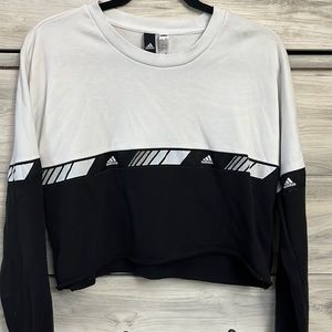 Adidas XS cropped sweatshirt